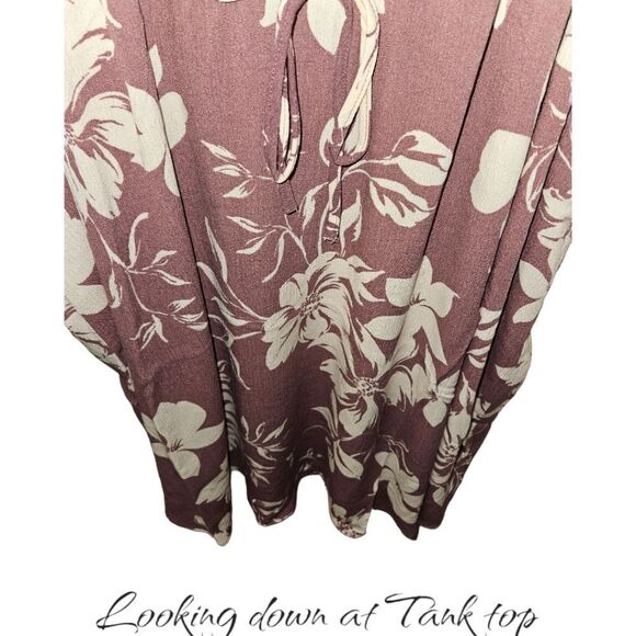 TORRID PLUS SIZE Washable Crinkle Gauze Ruffle Tie Front TankโTop - Picture 6 of 16